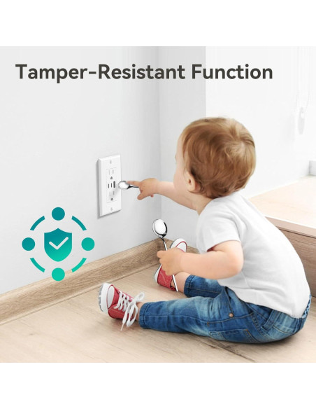 Enchufes de Pared Amico 3 Puertos USB 30W 24 Unidades