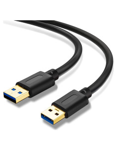 Cable USB 3.0 Macho a Macho 1.5m Jelly Tang Baño de Oro