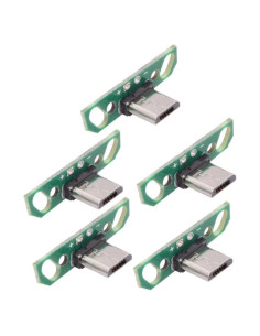 Conector USB 2.0 Macho Micro 2Pin CY para Soldadura - 5 Pack