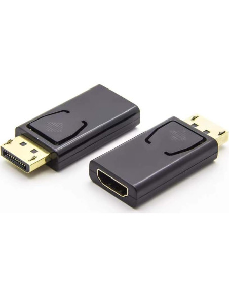Adaptador DisplayPort a HDMI 4K XIUXIU Macho a Hembra 2-Pack Adaptador DisplayPort a HDMI 4K XIUXIU Macho a Hembra 2-Pack