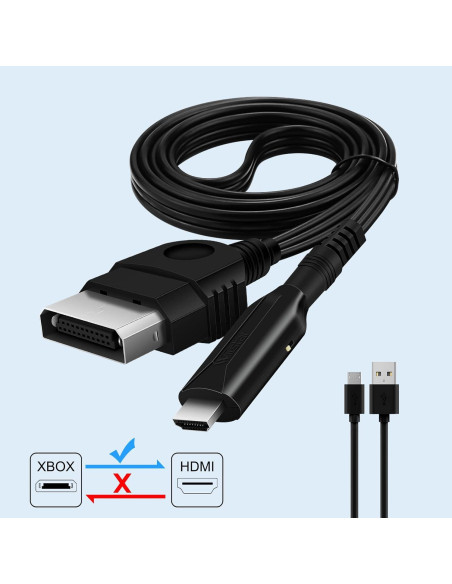 Cable HDMI HD Link HDSUNWSTD para Xbox Original 1m