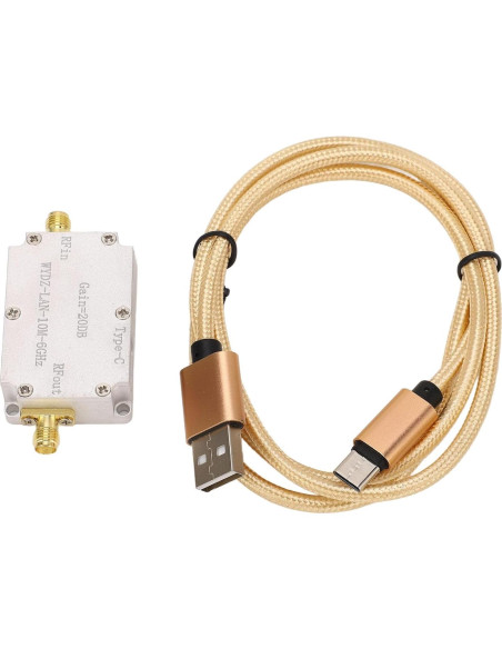 Amplificador LNA de Bajo Ruido WALFRONT 10M-6GHz 20dB