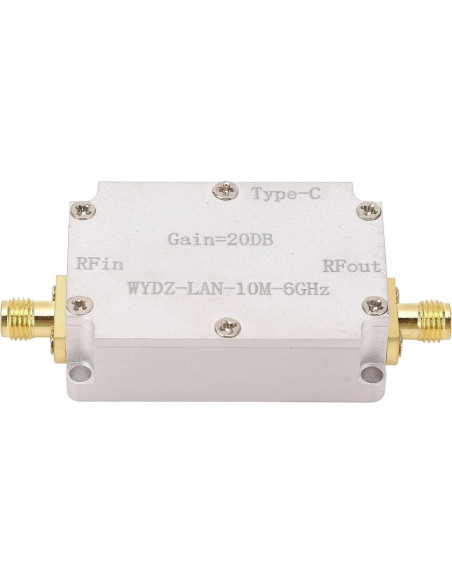 Amplificador LNA de Bajo Ruido WALFRONT 10M-6GHz 20dB
