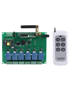 Módulo de Relé RF 6 Canales Walfront 110-240V Control Remoto