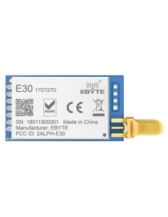 Módulo RF Inalámbrico SI4463 170MHz Transceptor VHF 500mW
