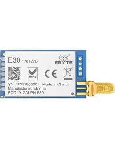 Módulo RF Inalámbrico SI4463 170MHz Transceptor VHF 500mW 2