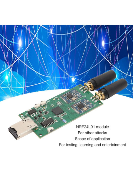 Adaptador RF Evil Crow V2 con Módulos CC1101 y NRF24L01 Adaptador RF Evil Crow V2 con Módulos CC1101 y NRF24L01