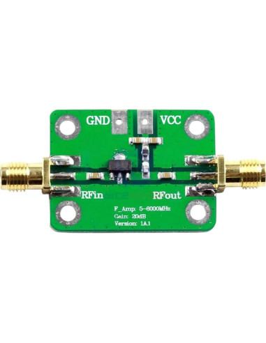 Módulo Amplificador LNA RIEMRITEMRE 5-6000MHz 20dB Bajo Ruido