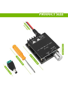 Amplificador Bluetooth 200W EPLZON ZK-1002L 5-24V 2CH 2