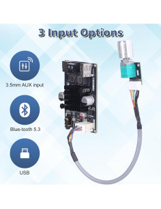 Amplificador de Audio Bluetooth PEMENOL XY-1001W 100W TWS 2
