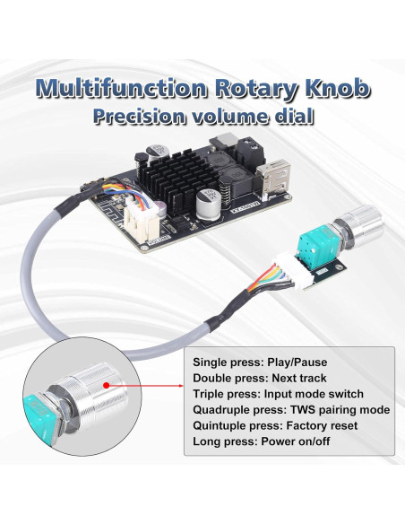 Amplificador de Audio Bluetooth PEMENOL XY-1001W 100W TWS Amplificador de Audio Bluetooth PEMENOL XY-1001W 100W TWS