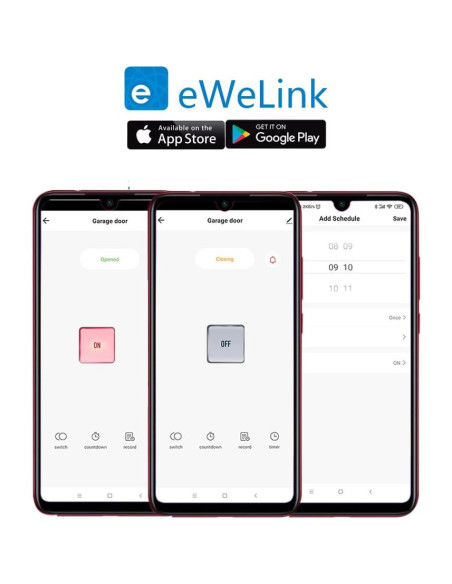 Interruptor Inteligente Inalámbrico Yitouniu 1CH WiFi 2200W