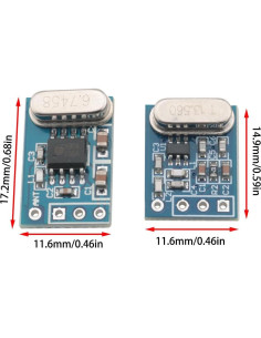 Módulo Transmisor-Receptor Inalámbrico 433M Ruiwaer - 4 Pcs 2
