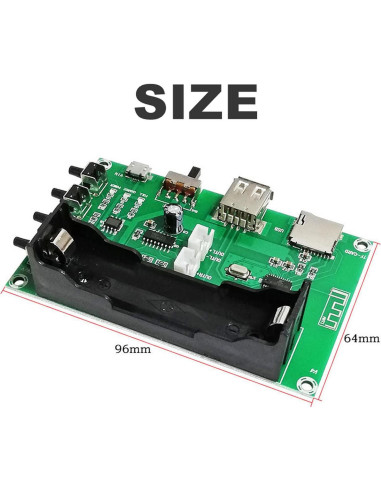 Placa Amplificador Bluetooth Digital PAM8403 5W Doble Canal