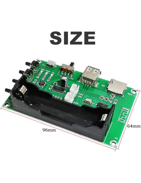 Placa Amplificador Bluetooth Digital PAM8403 5W Doble Canal