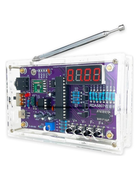 Kit de Soldadura Electrónica EIELE Raaaadio Digital 87-108MHz