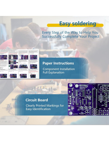Kit de Soldadura Electrónica EIELE Raaaadio Digital 87-108MHz