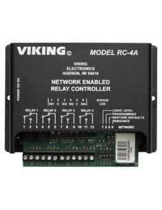 Controlador de Relé en Red VIKING RC-4A 4 Relés 0.68kg