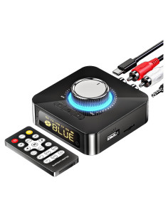 Receptor Transmisor Bluetooth 5.0 MOREGAX 2 en 1 AUX RCA USB