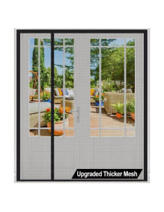 Puerta de Pantalla Magnética Okayavo 73x205 cm Resistente