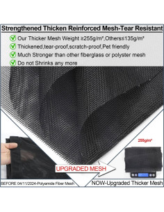 Puerta de Pantalla Magnética Okayavo 73x205 cm Resistente 2