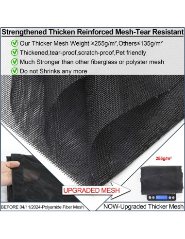 Puerta de Pantalla Magnética Okayavo 73x205 cm Resistente