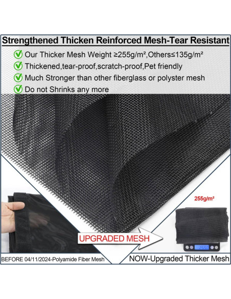 Puerta de Pantalla Magnética Okayavo 73x205 cm Resistente