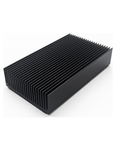 Disipador de Calor Aluminio Negro 120x69x27mm 22 Aletas