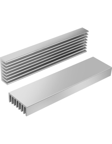 10 Disipadores de Calor de Aluminio 100x25x10mm Manesi