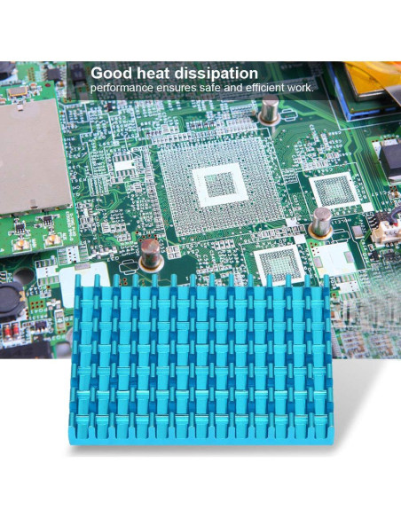 5 Piezas Disipador de Calor de Aluminio 40x30x75mm YWBL-WH