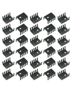 30 Almohadillas de Aislamiento de Aluminio 19x15x10mm FMHXG