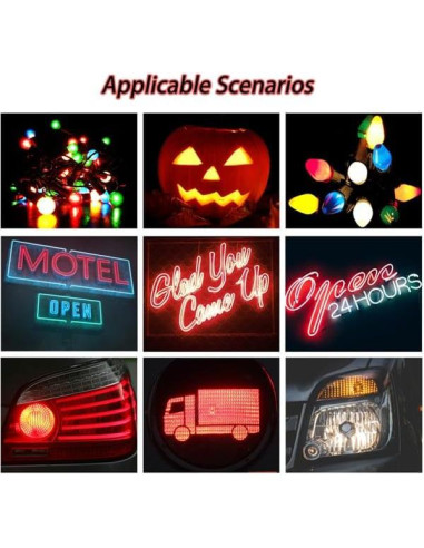 5 Piezas LED Rojo 620nm 3W SMD 3535 LEDGUHON con PCB 20mm