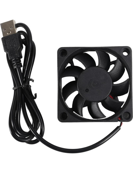 4 Ventiladores USB Sin Escobillas AITAO 6015 60x15mm 5V