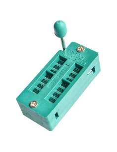 Zócalo ZIF Universal de Prueba IC 14 pines 2.54mm - 2 Piezas