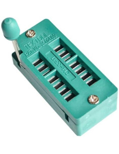 Zócalo ZIF Universal de Prueba IC 14 pines 2.54mm - 2 Piezas 2