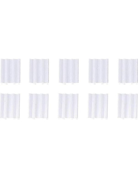 Lote de 10 Radiadores de Aluminio TO-92 EMKIERTYERYR para Amplificadores