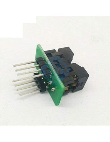 Adaptador de zócalo programador IC MSOP8 a DIP8 DIYMakerLab
