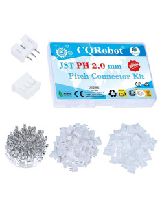 Conector JST PH 2.0 mm 50 Juegos 250 Piezas Crimpado