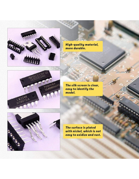 Kit de Chips de Circuito Integrado Swpeet 169Pcs LM324 LM358