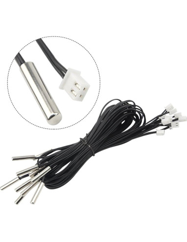 Sonda de Temperatura NTC 10K 10Pcs XLX 100cm Alta Precisión