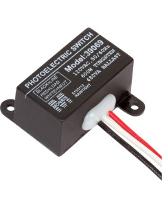 Control Fotocelular Mini Morris 39069 Montaje Empotrado 120V 2