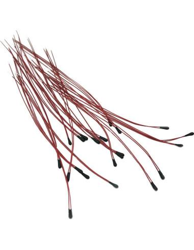 Termistor NTC 10K AILEWEI 10 Pcs 60mm Alta Sensibilidad