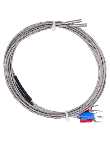 4 Piezas Termopar Tipo K ZIZEV 1m Rango 0-600C