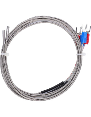4 Piezas Termopar Tipo K ZIZEV 1m Rango 0-600C