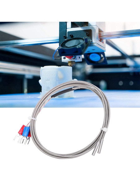 4 Piezas Termopar Tipo K ZIZEV 1m Rango 0-600C