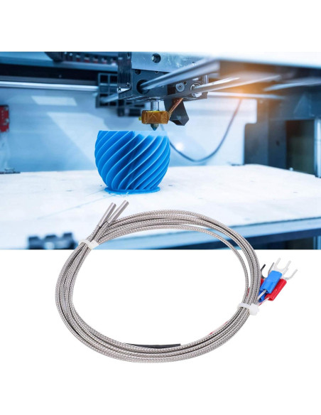 4 Piezas Termopar Tipo K ZIZEV 1m Rango 0-600C