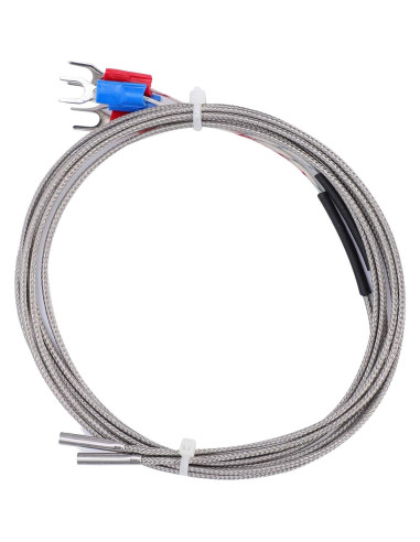 4 Piezas Termopar Tipo K ZIZEV 1m Rango 0-600C