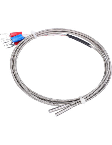 4 Piezas Termopar Tipo K ZIZEV 1m Rango 0-600C