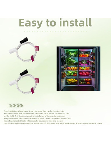 Conjunto de Termistor DZBQ 636658 para Refrigeradores Norcold