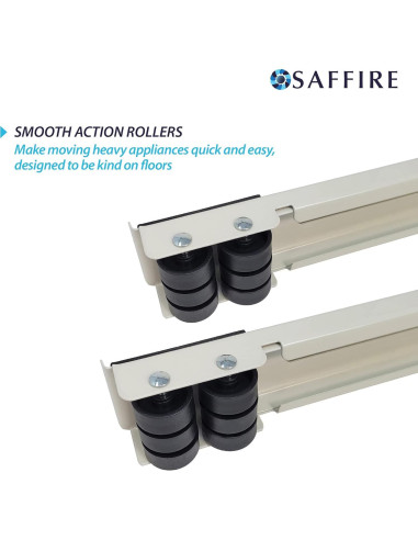Rodillos Ajustables Saffire para Electrodomésticos 40-70 cm